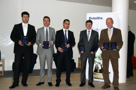 ing. Miroslav Trnka pri odovzdávaní cien Deloitte